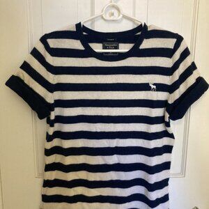 Vintage NWOT Abercrombie & Fitch Cashmere Short Sleeve Sweater